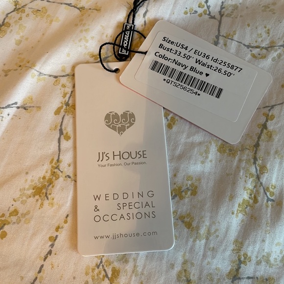 JJ’s House Navy Blue Bridesmaid Dress - Picture 12 of 16